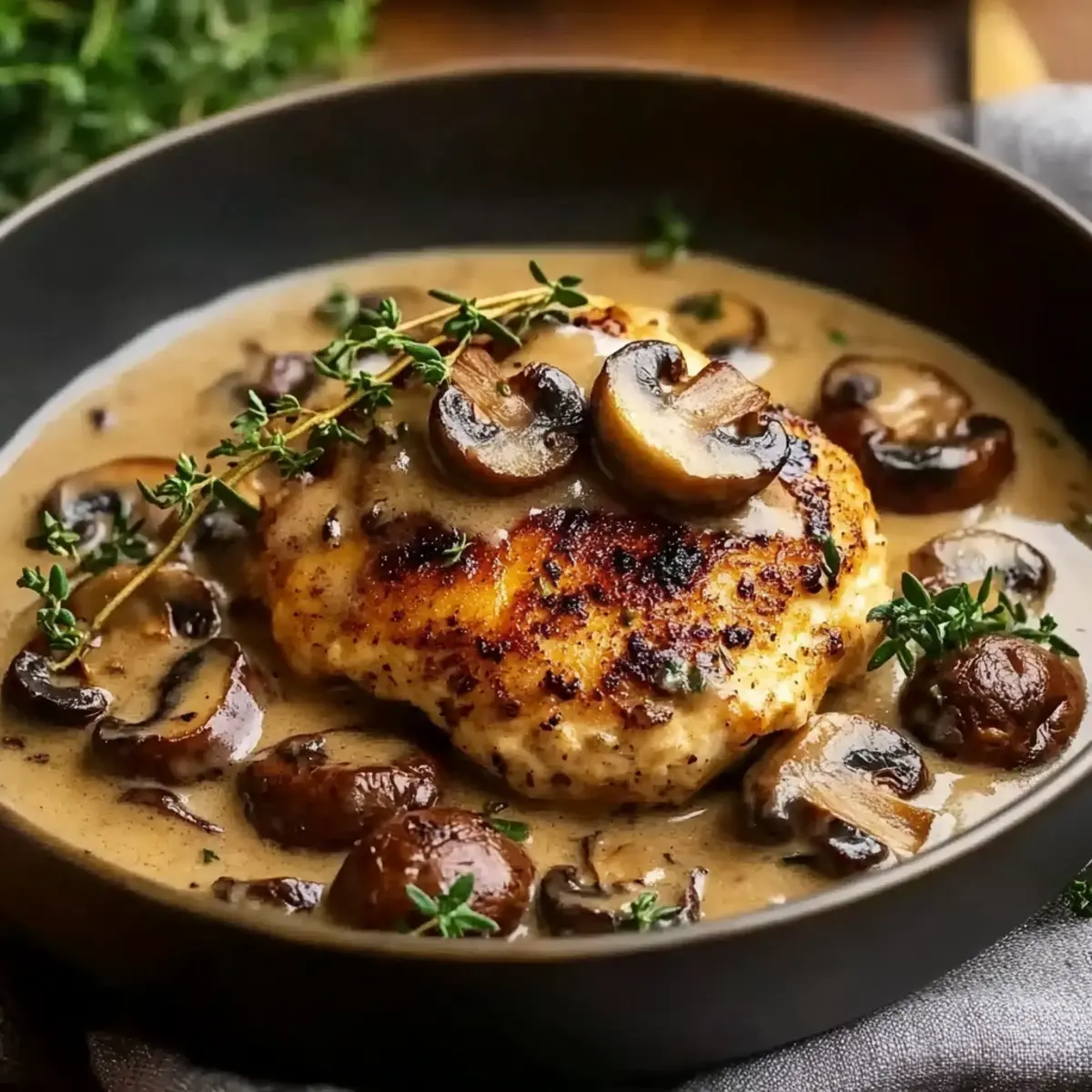 Creamy Mushroom Chicken