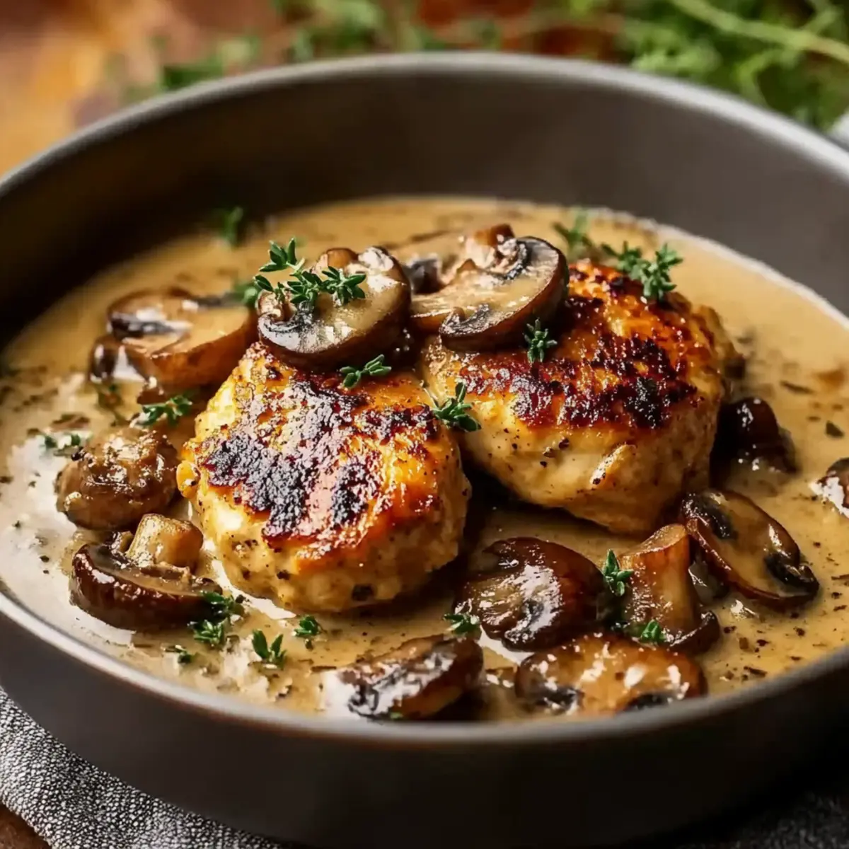 Creamy Mushroom Chicken