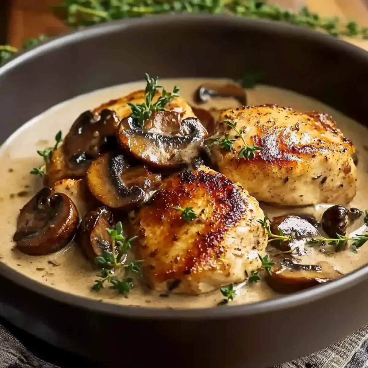 Creamy Mushroom Chicken