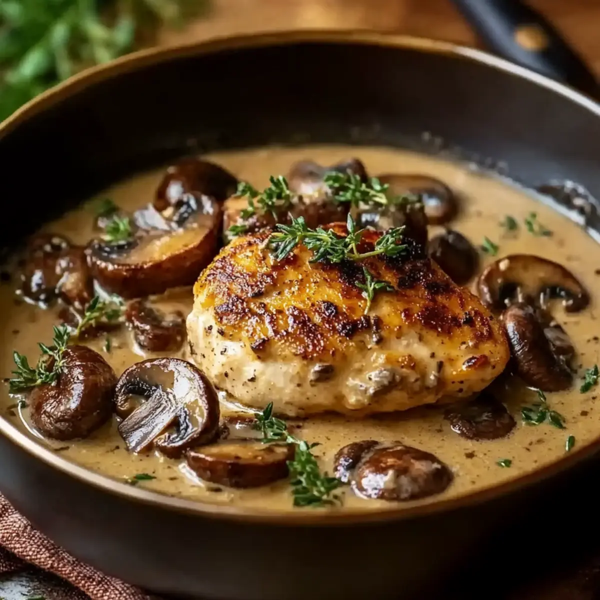 Creamy Mushroom Chicken