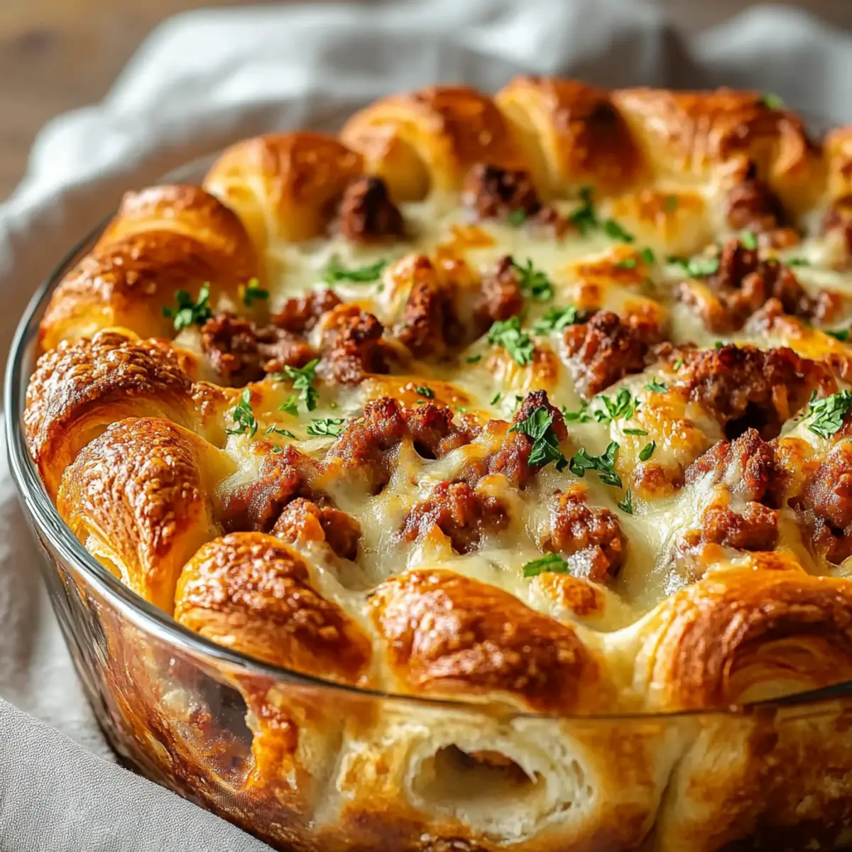 Italian Crescent Casserole