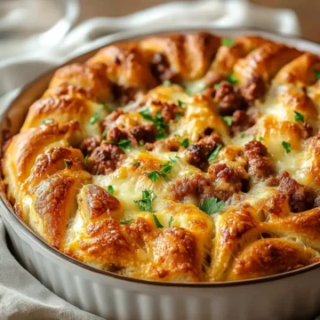 Italian Crescent Casserole