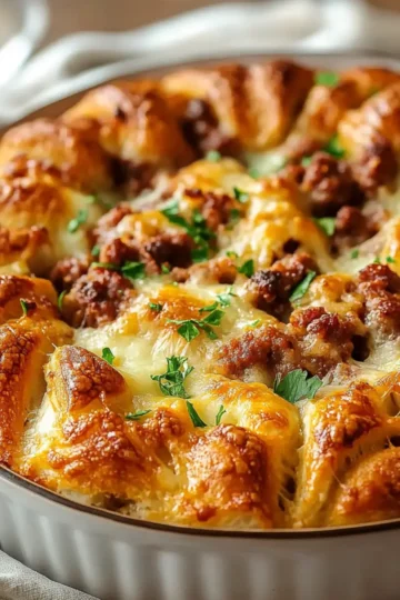 Italian Crescent Casserole
