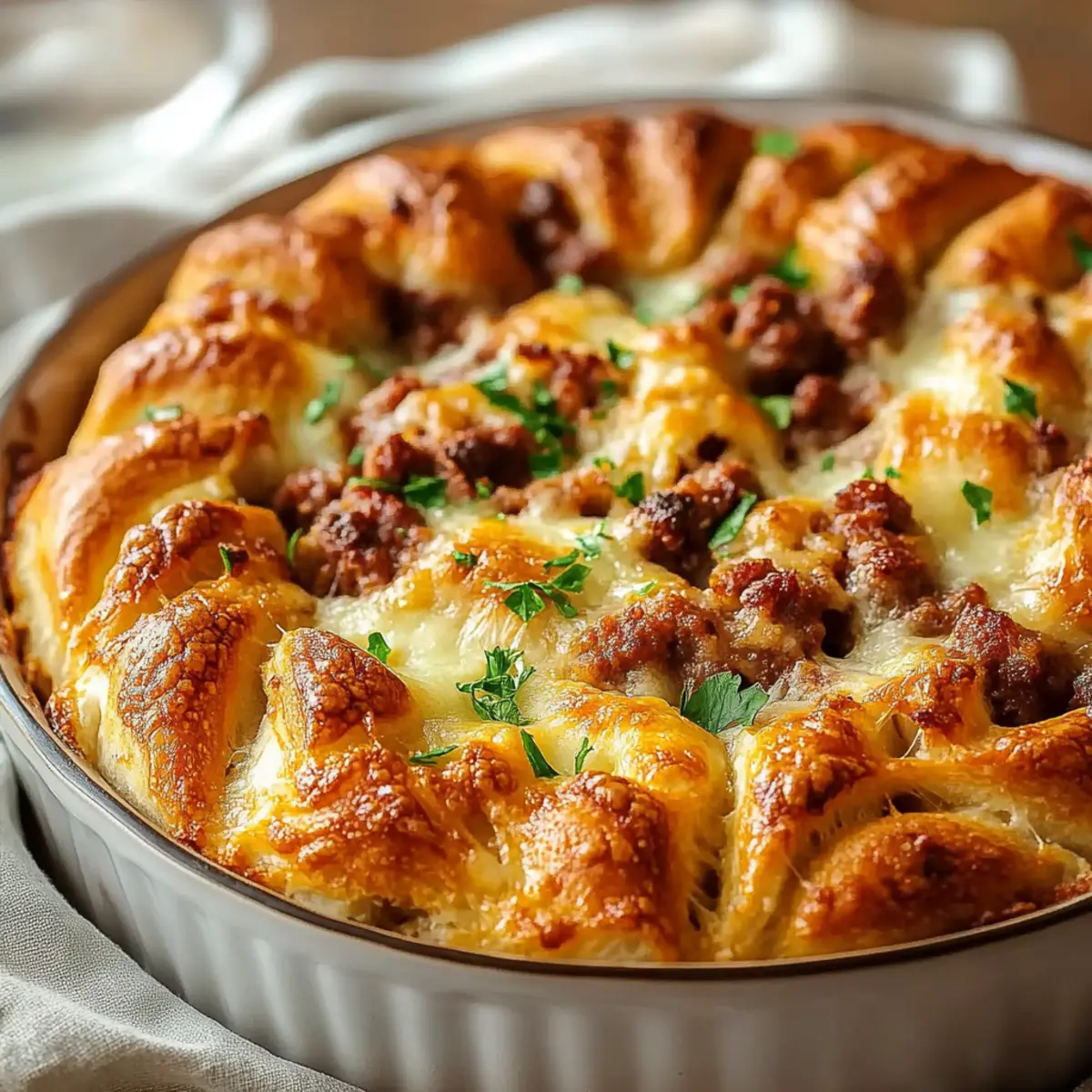 Italian Crescent Casserole