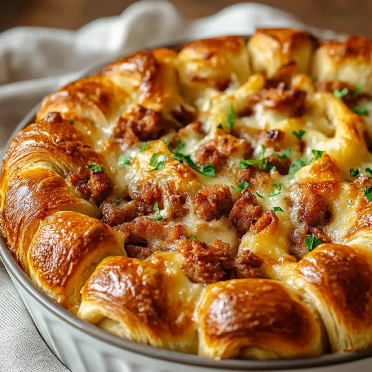 Italian Crescent Casserole