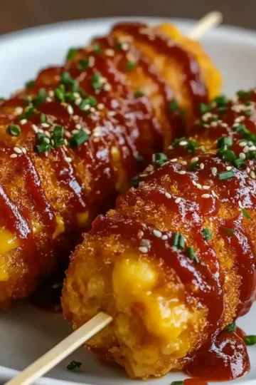 Mac and Cheese Korean Corn Dog