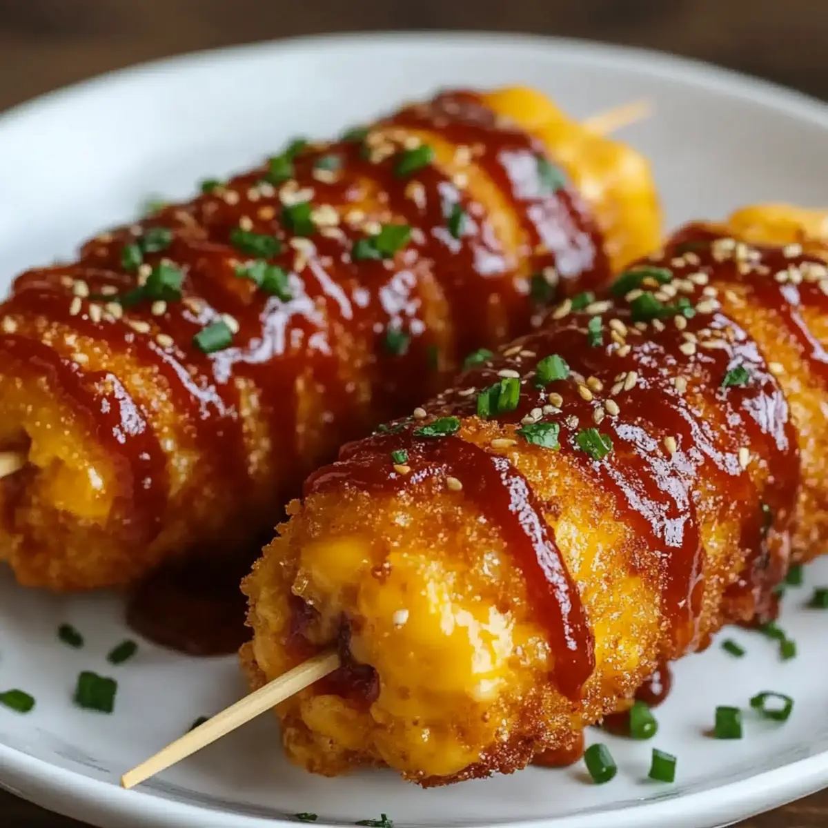 Mac and Cheese Korean Corn Dog