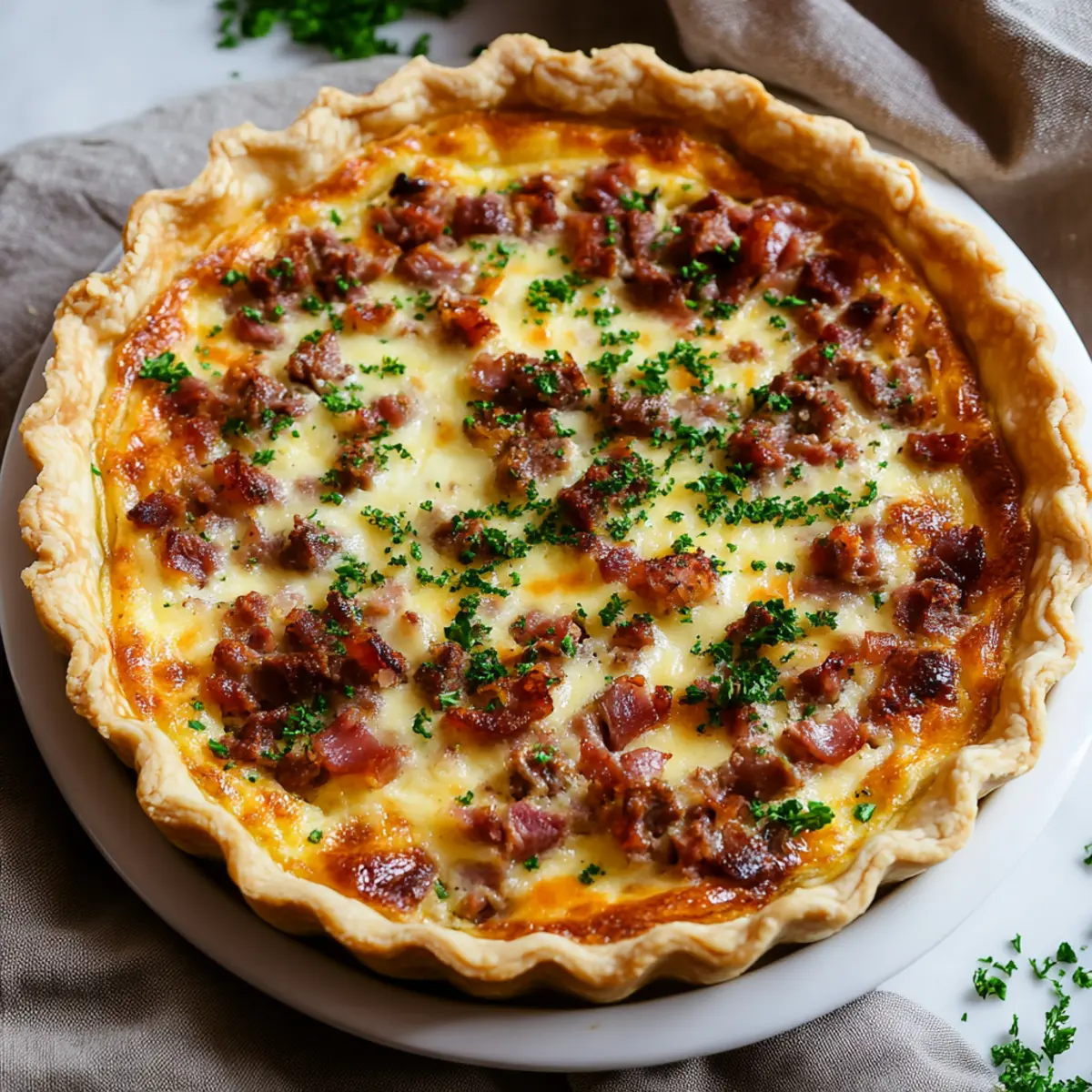 Meat Lovers Quiche