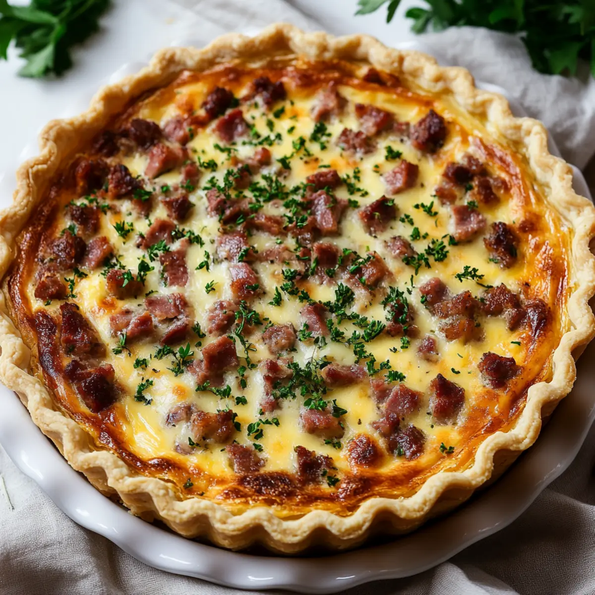 Meat Lovers Quiche