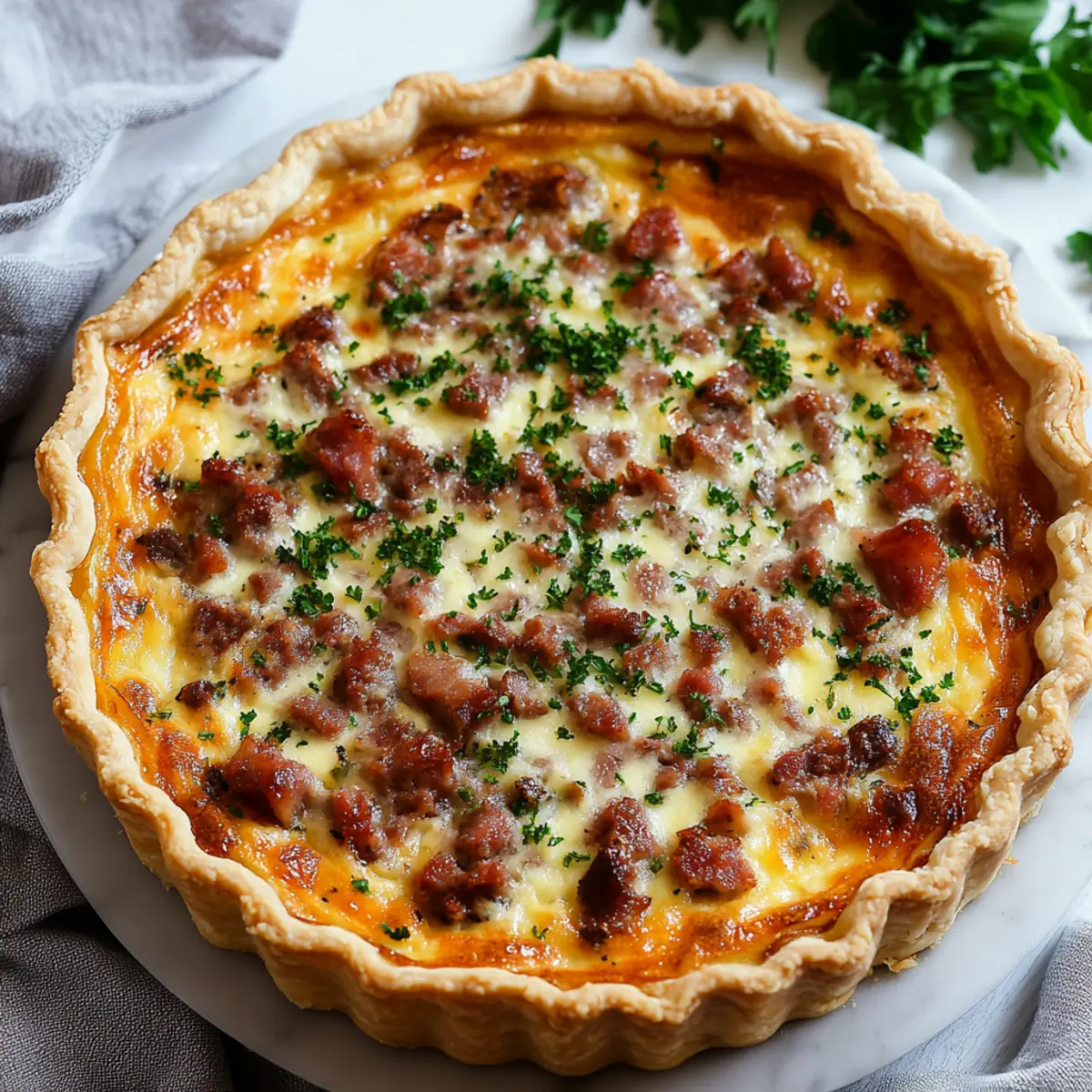 Meat Lovers Quiche