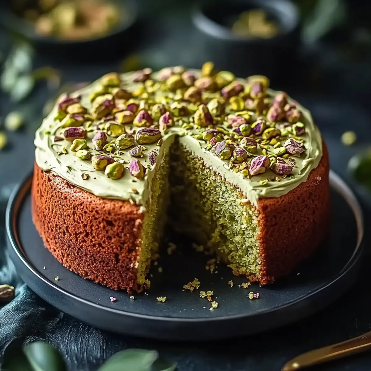Moist Pistachio Cake