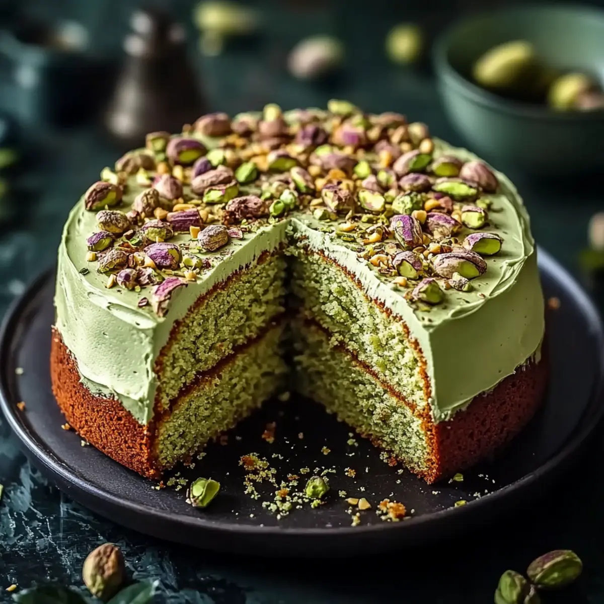 Moist Pistachio Cake