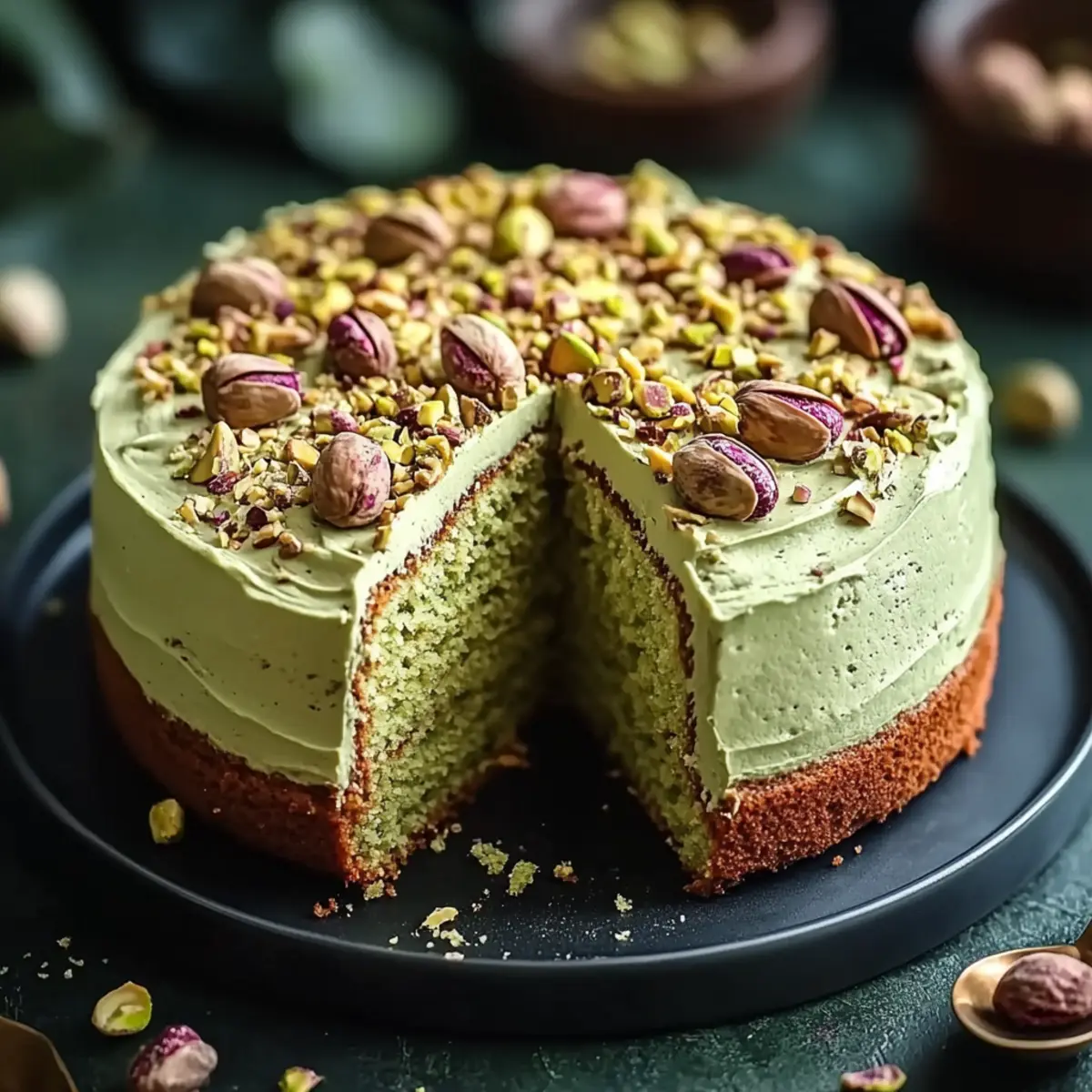 Moist Pistachio Cake