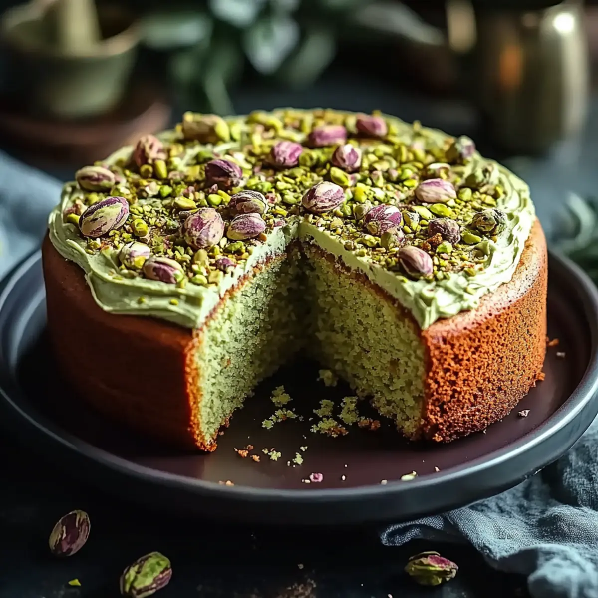 Moist Pistachio Cake