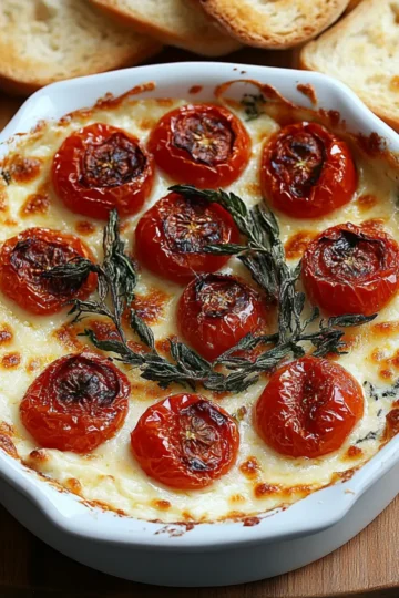 Roasted Tomato Baked Boursin Dip