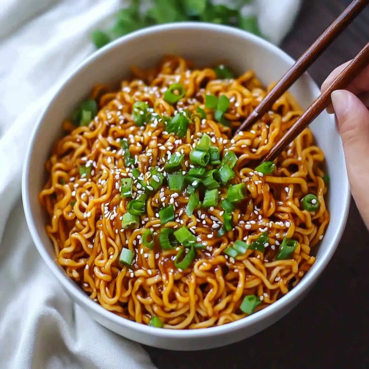 Saucy Ramen Noodles