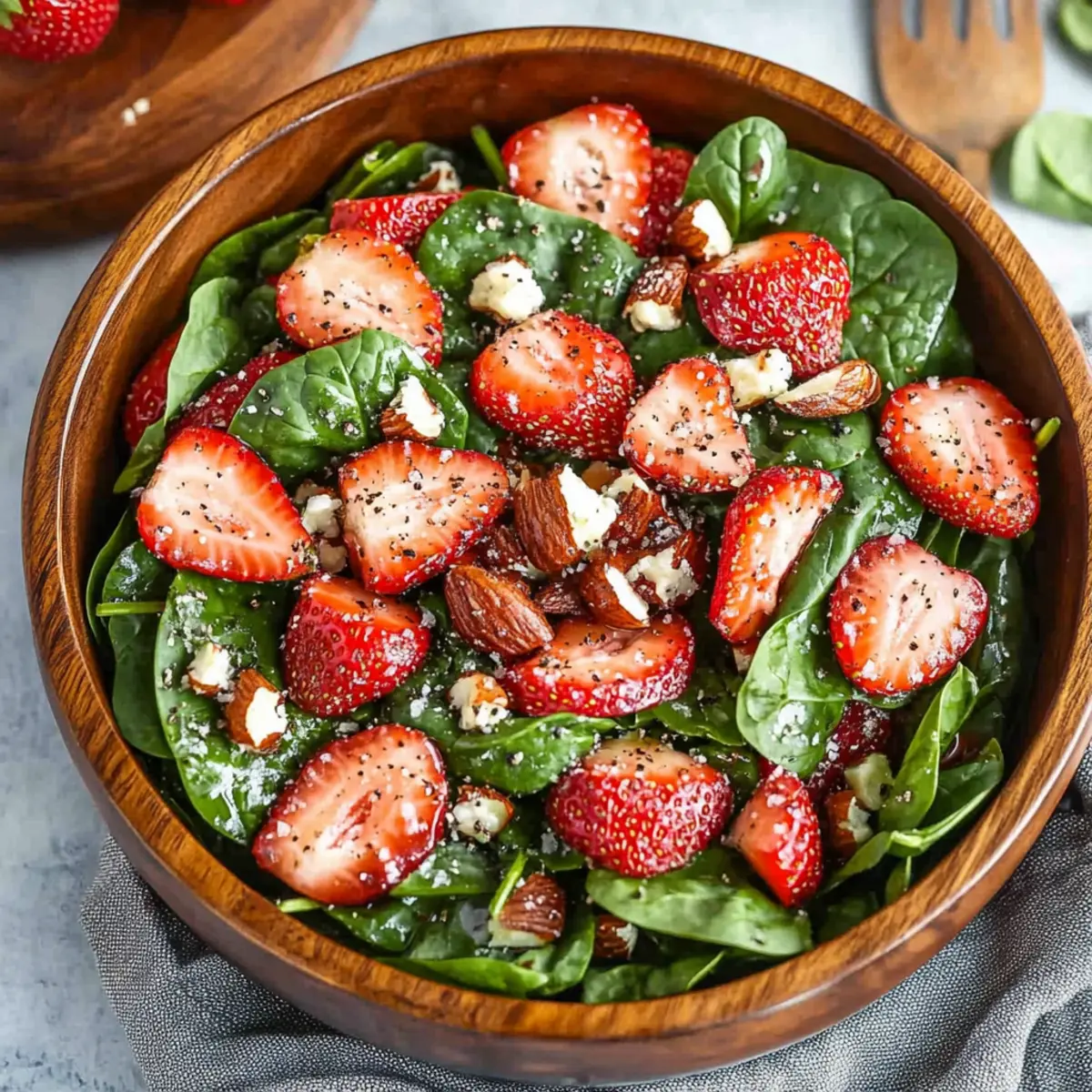Spinach Strawberry Salad