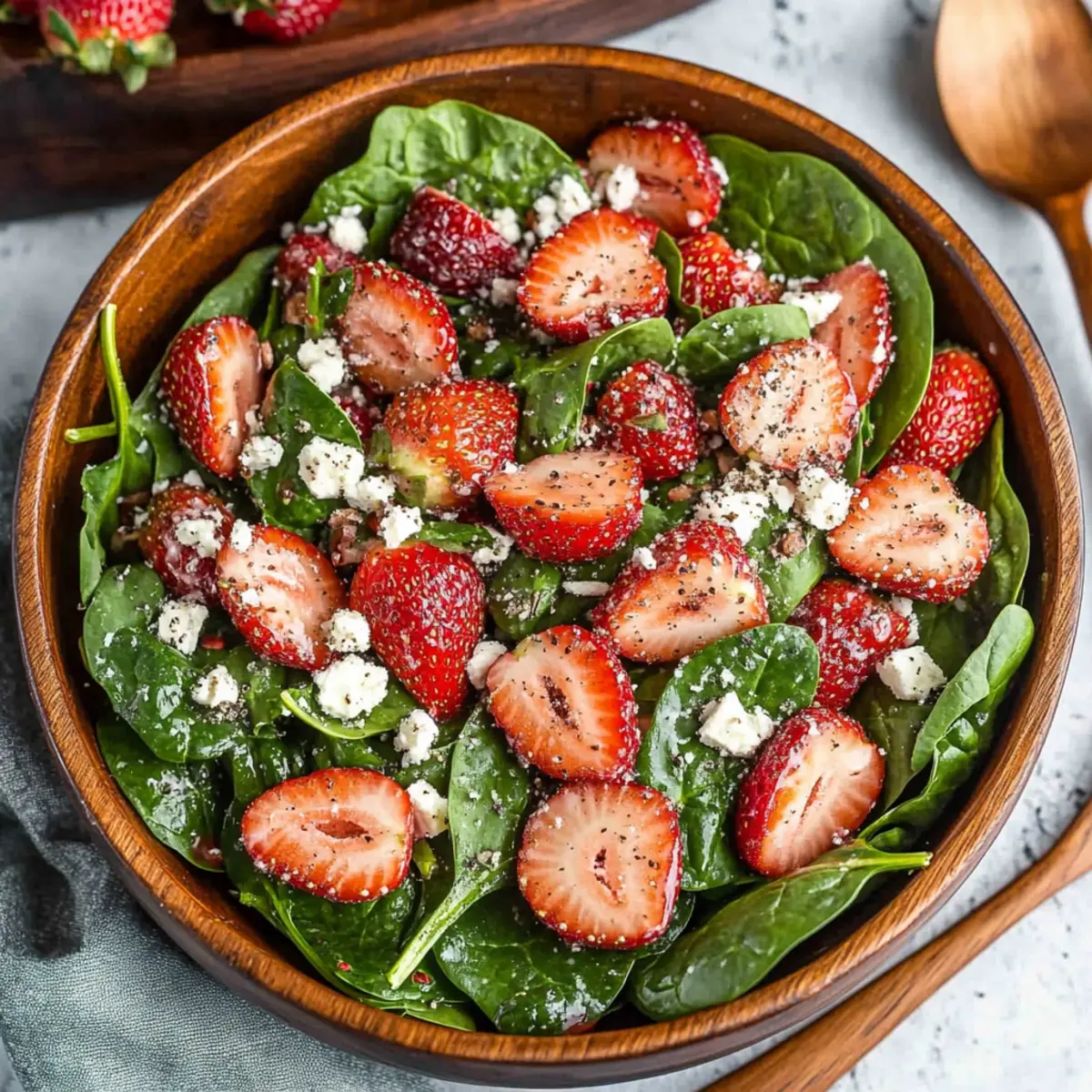 Spinach Strawberry Salad